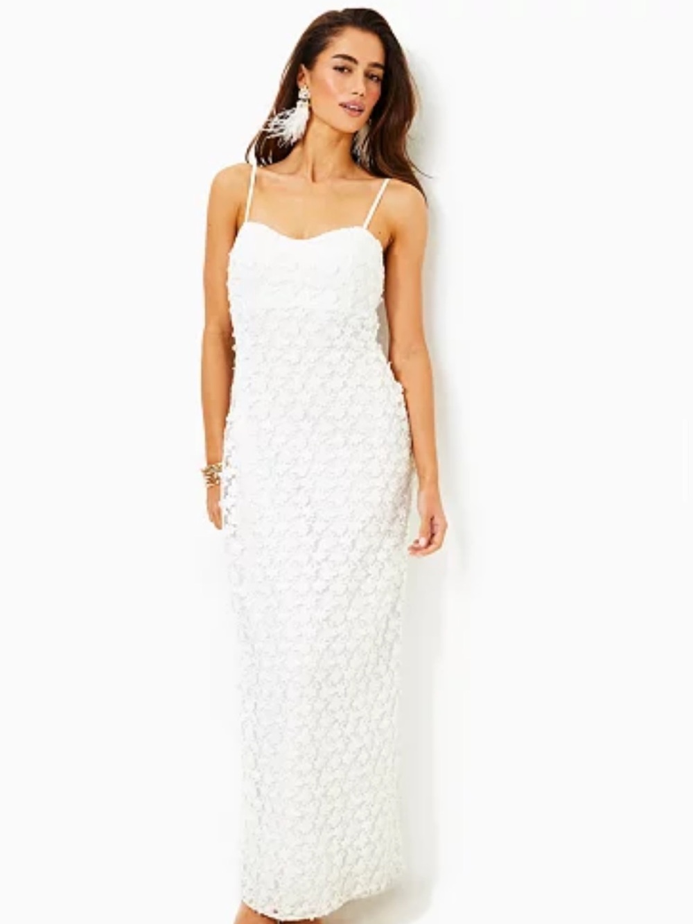 Lilly Pulitzer Butterfly Garden 3D Lace Maxi NWT